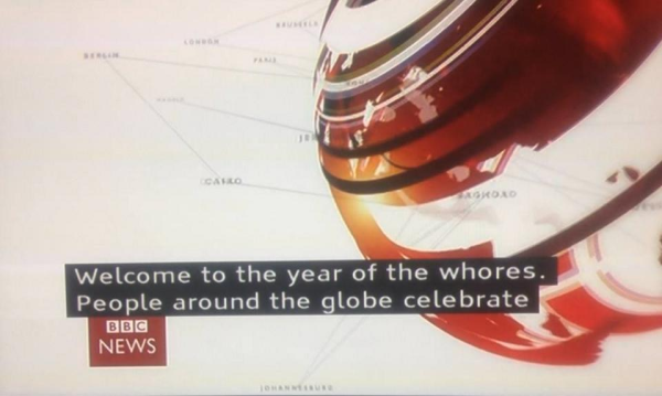  year of the whore สำนวนภาษาอังกฤษ  